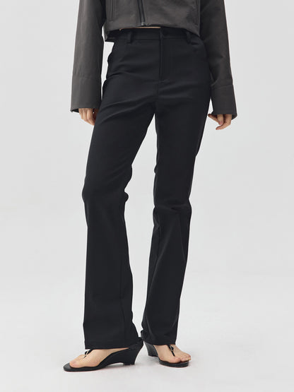 Minimal Slim Straight-Leg Trousers
