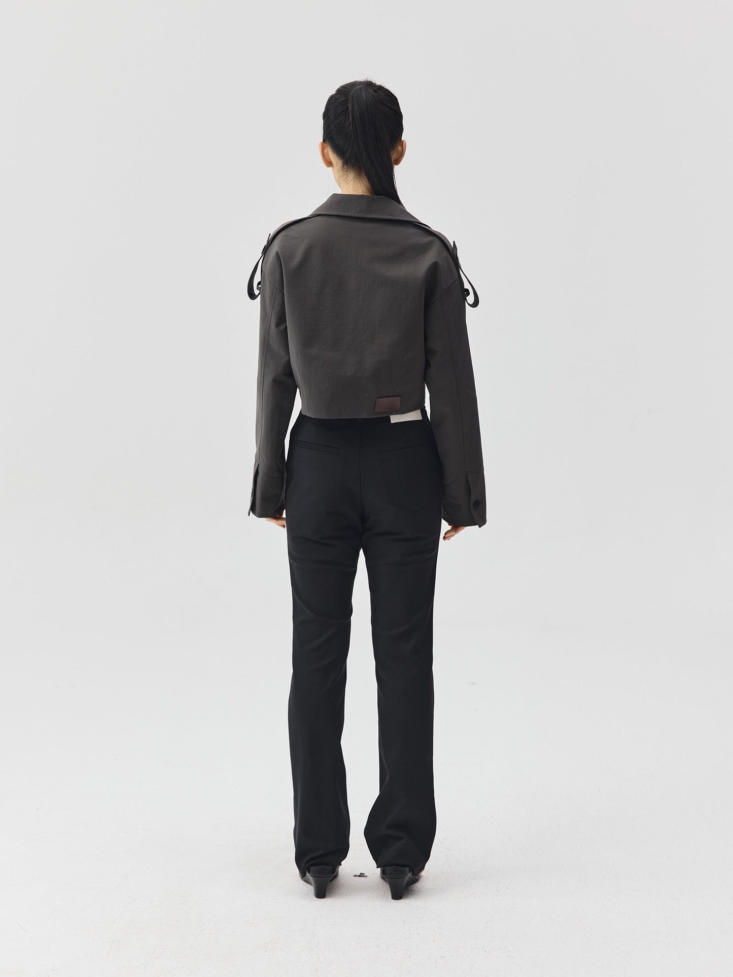 Minimal Slim Straight-Leg Trousers