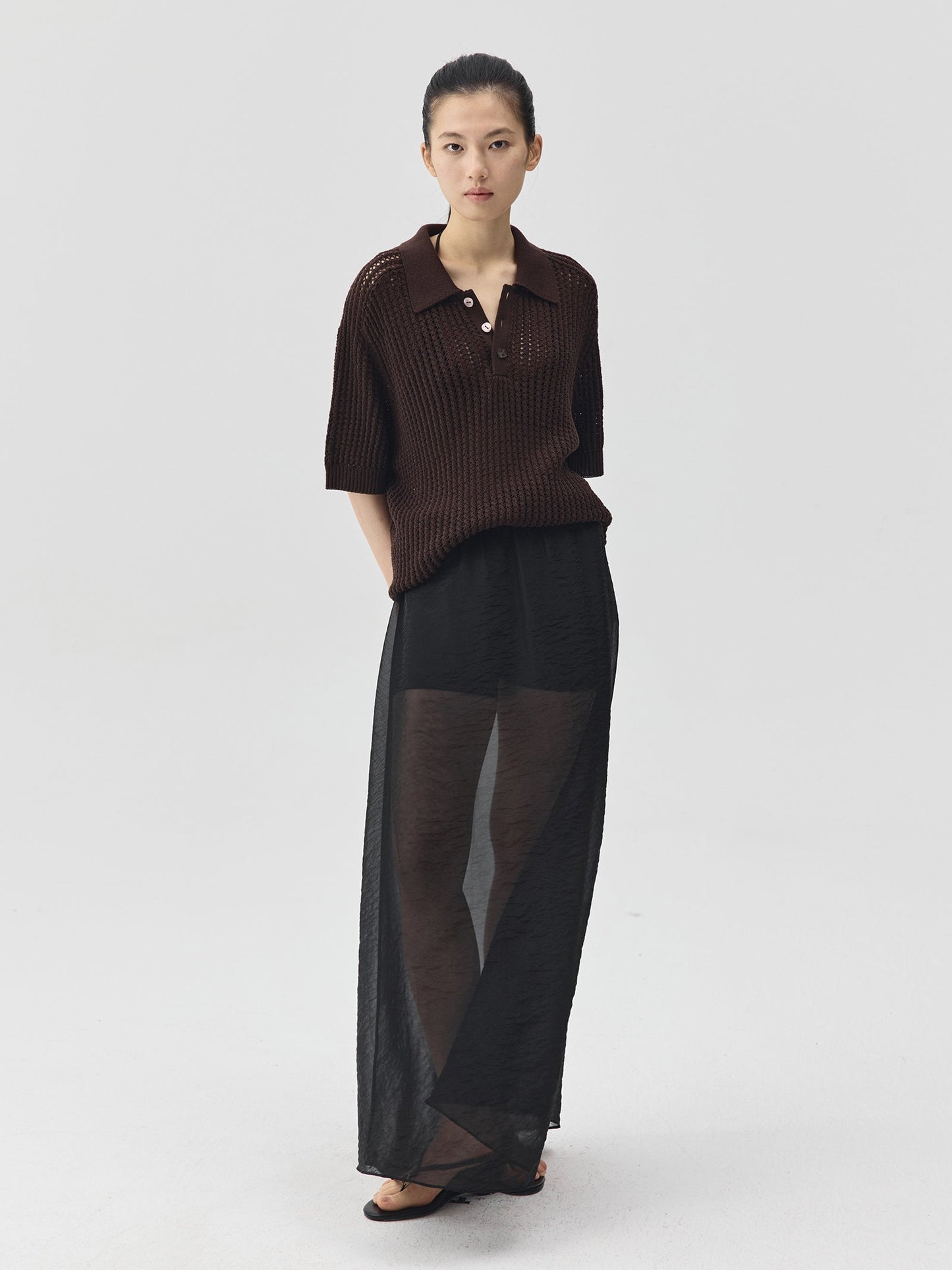 Knitted Polo Shirt