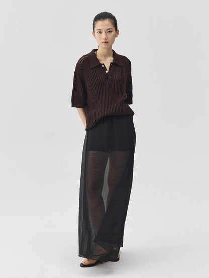 Knitted Polo Shirt