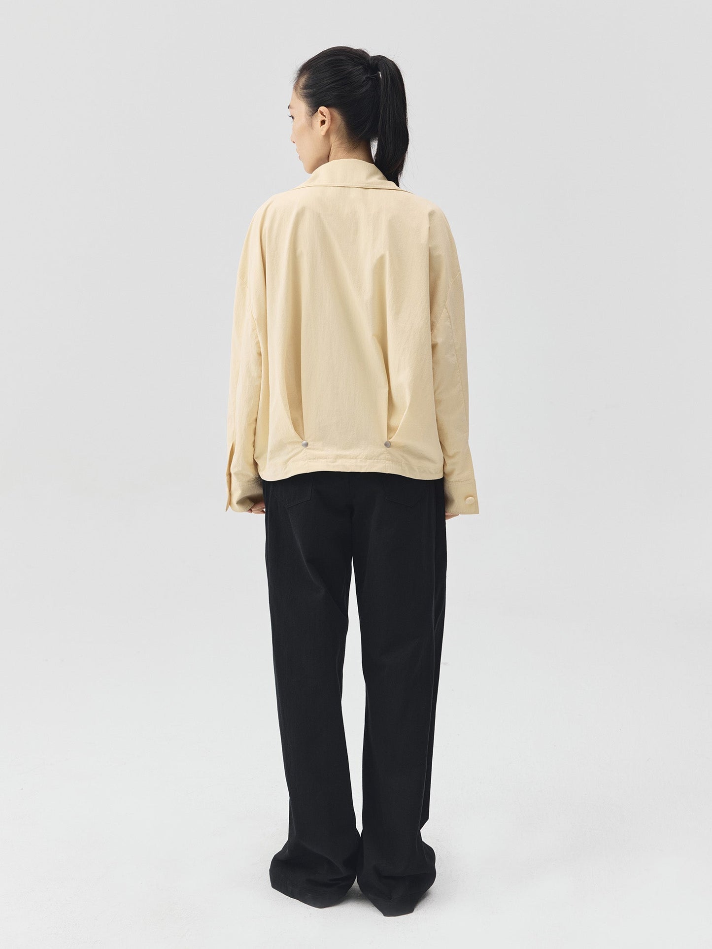 Double Breasted Cropped Jacket