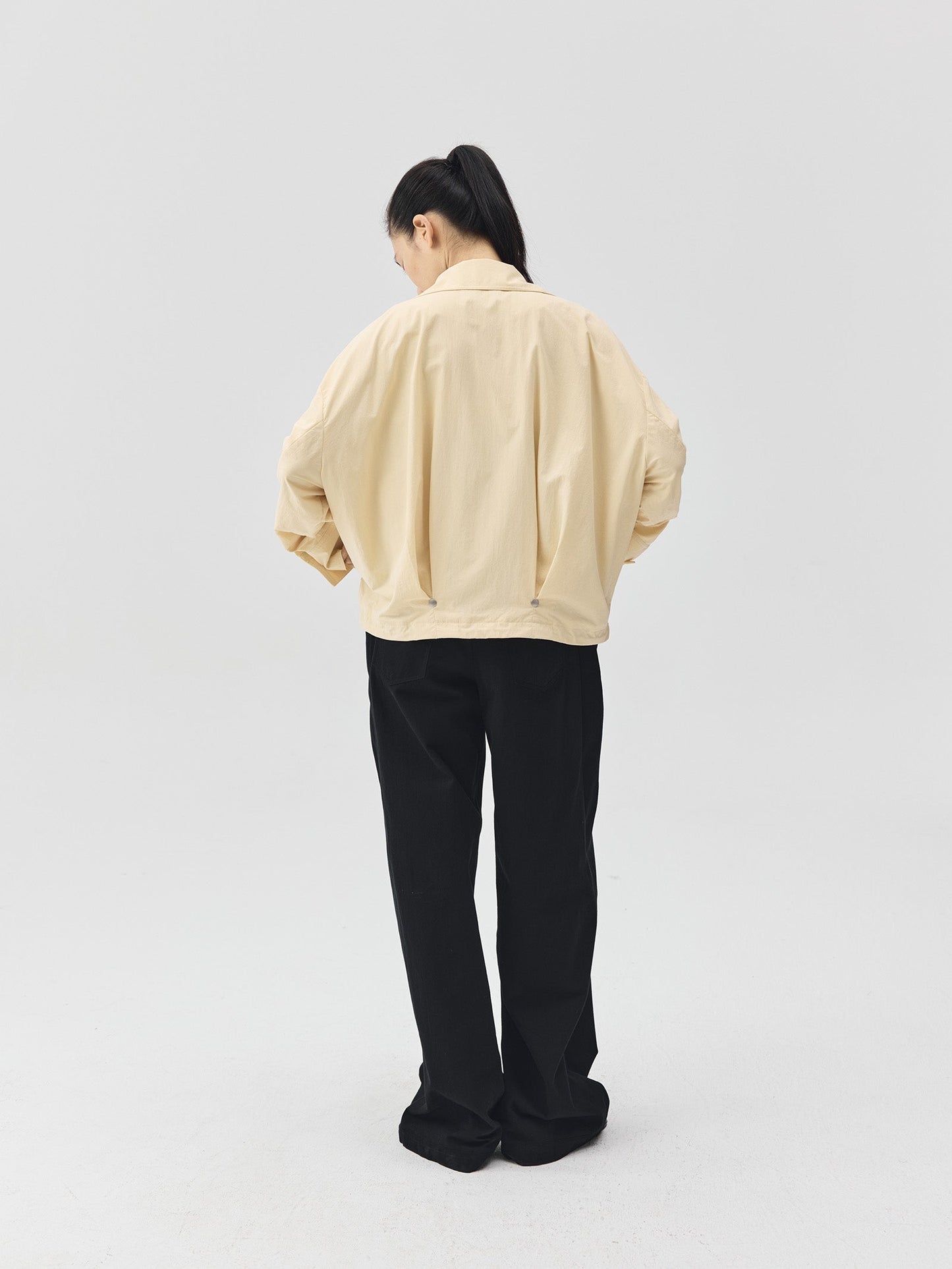 Double Breasted Cropped Jacket