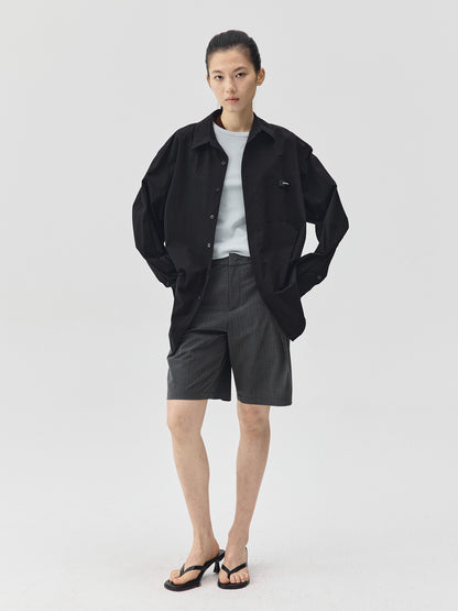Logo Front Pocket Shirt