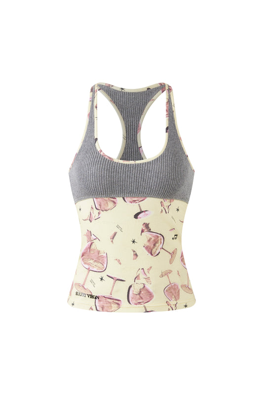 “Appetite”Tank Gray
