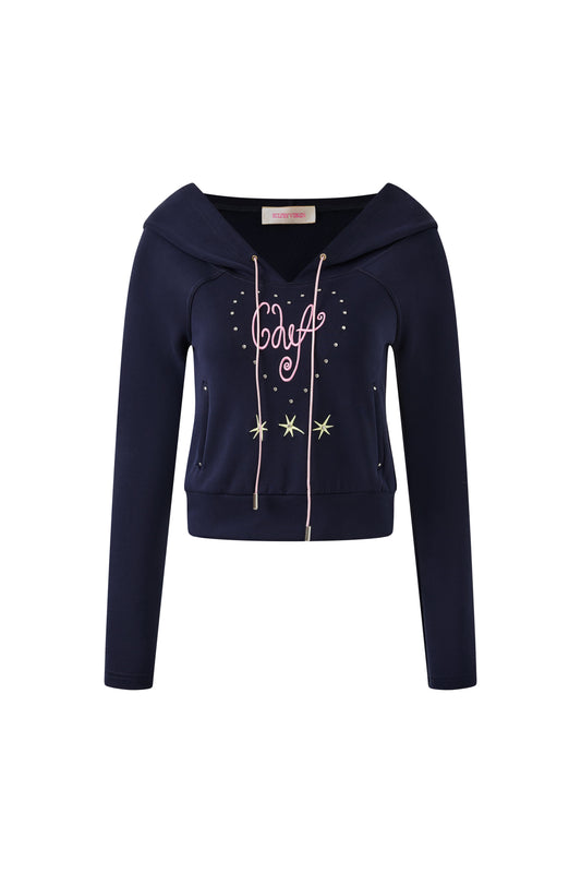 “Petite Faim” Bardot Hoodie