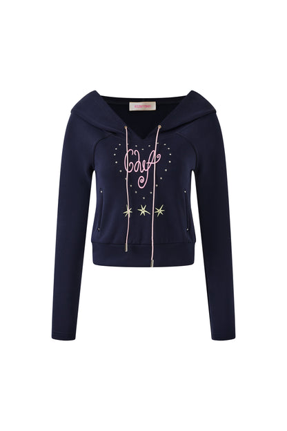 “Petite Faim” Bardot Hoodie