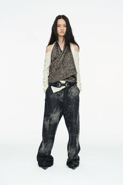 SNOW WIDE PANTS / BLACK