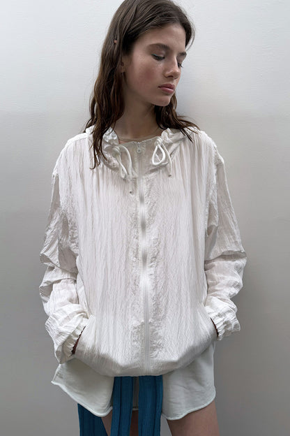 CREASE HOODIE ZIP UP