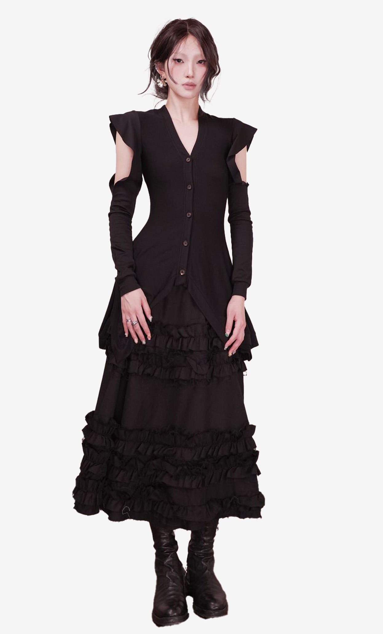 San Knitted Cardigan2.0 Black