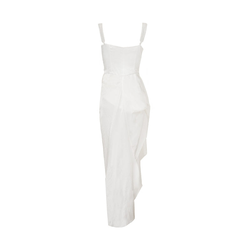 Kate Bustier Magic Word Bodycon Skirt White