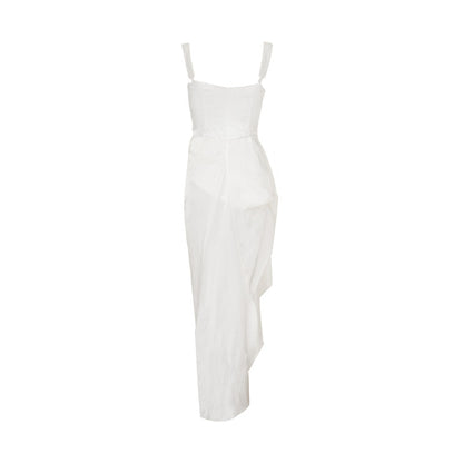 Kate Bustier Magic Word Bodycon Skirt White