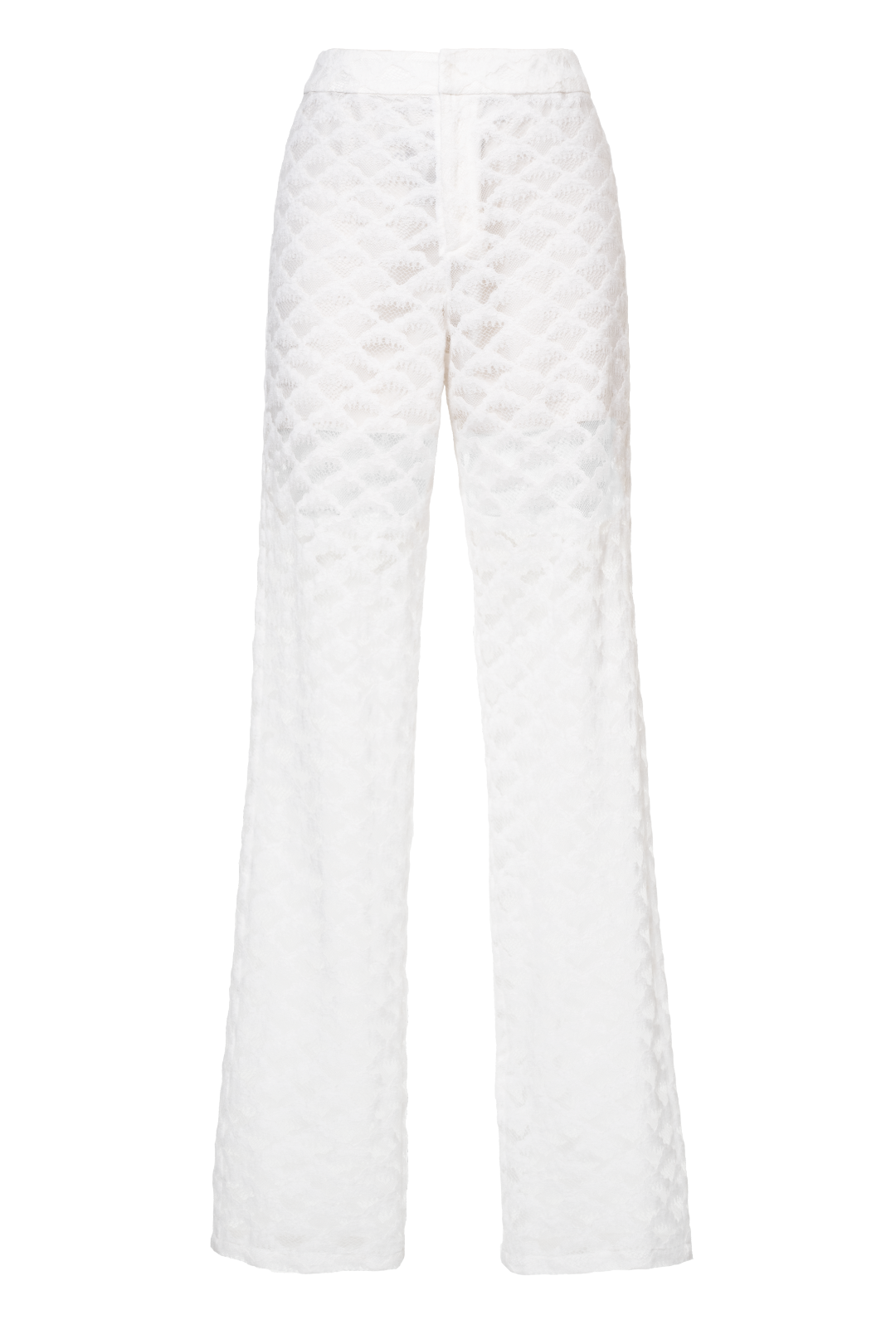 White Lace Trousers