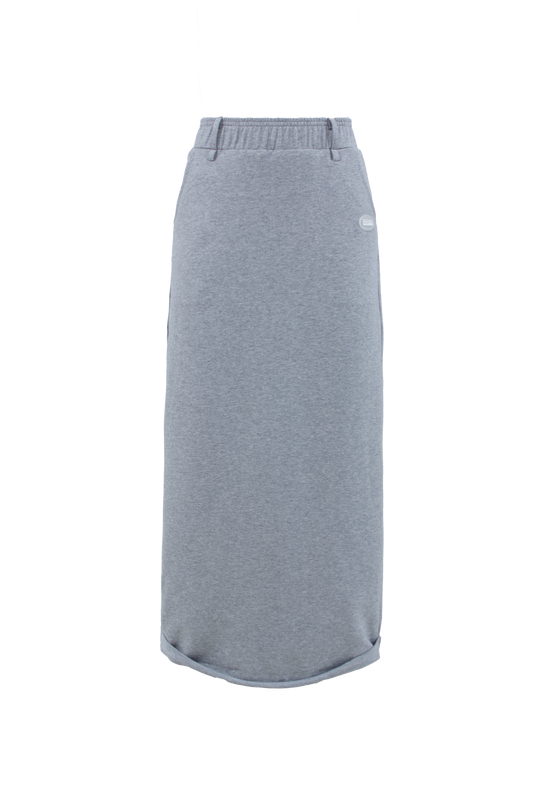 Straight-Cut Cargo Skirt