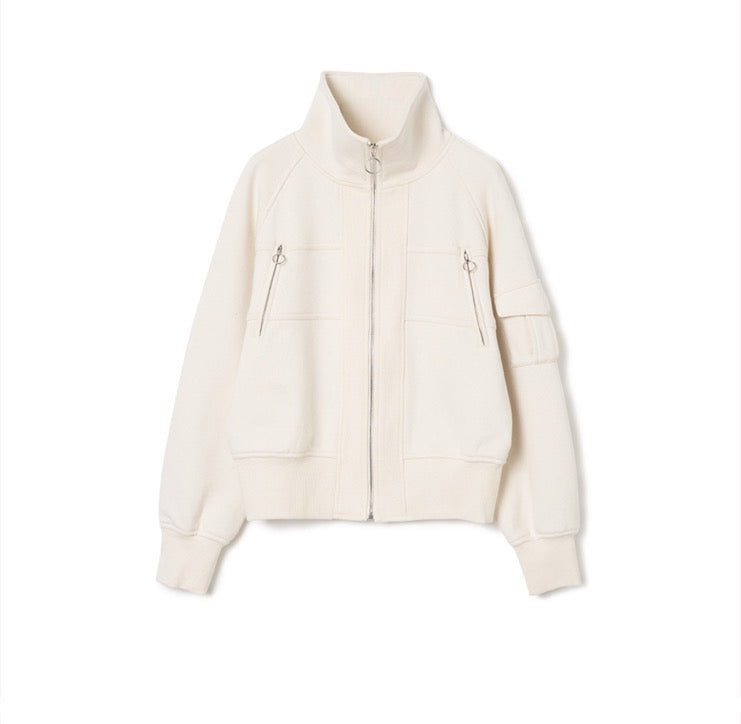 Jersey Short Bomber Jacket