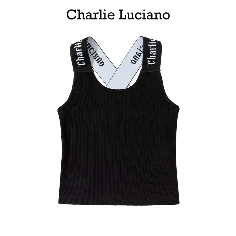 Logo Strap Short Tank Top