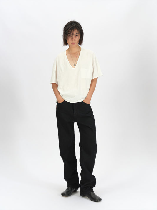 The Essential Deep V-Neck Tee