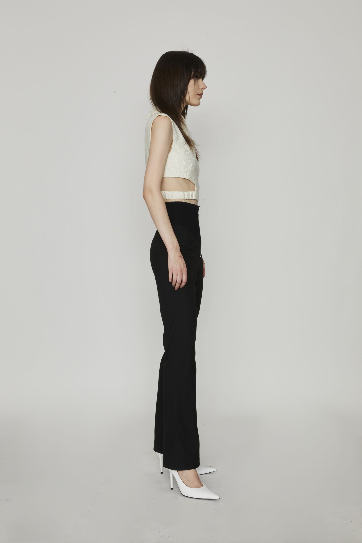 Knitted Panel Trousers
