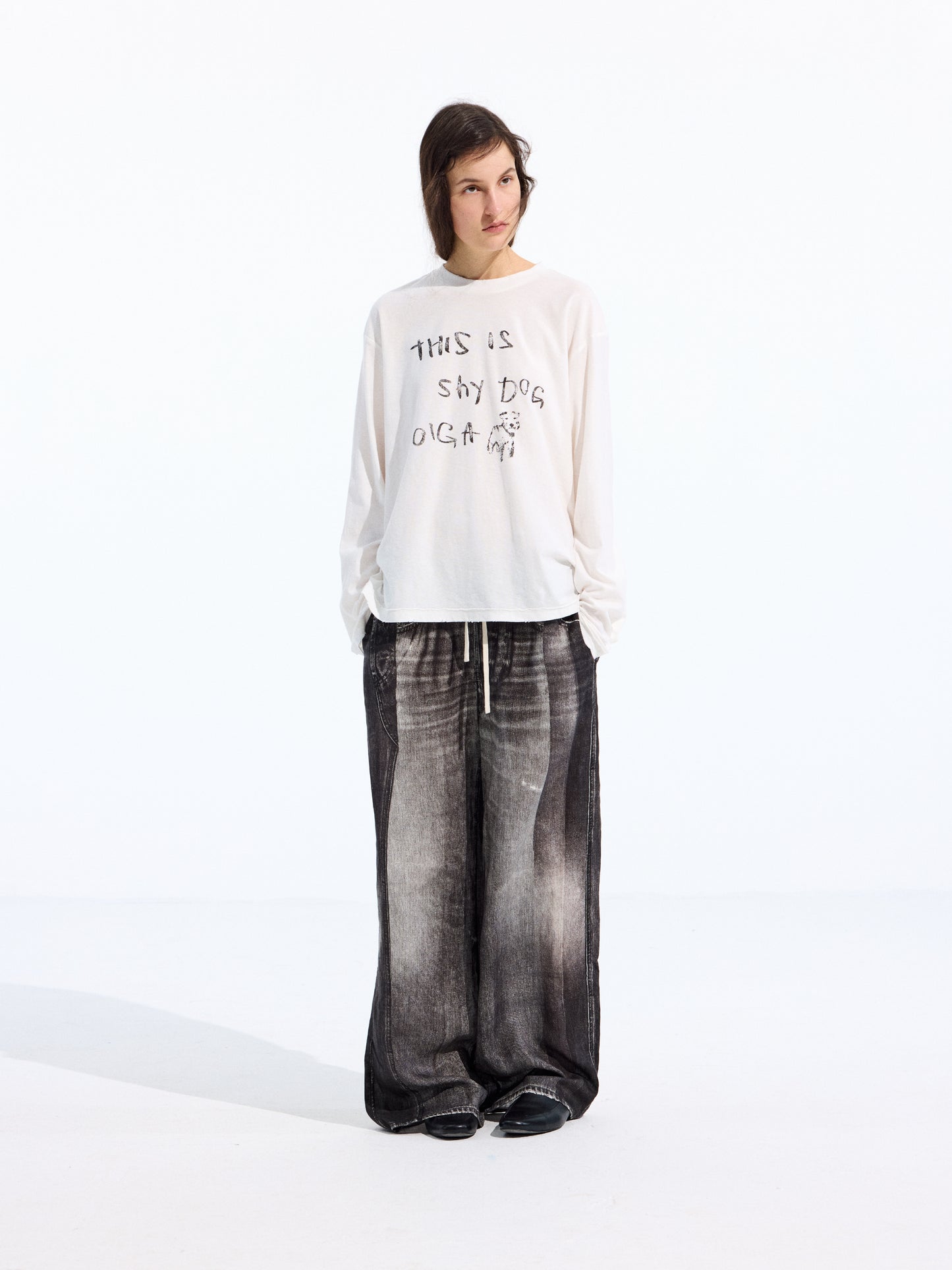 Olga Dog Print Tee