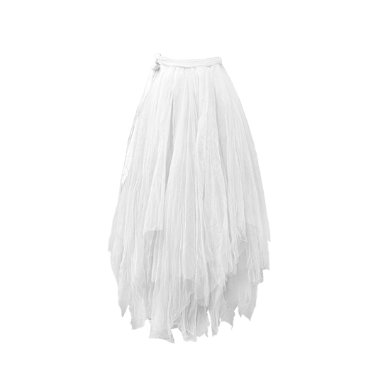 Forest Elf Tulle Skirt White