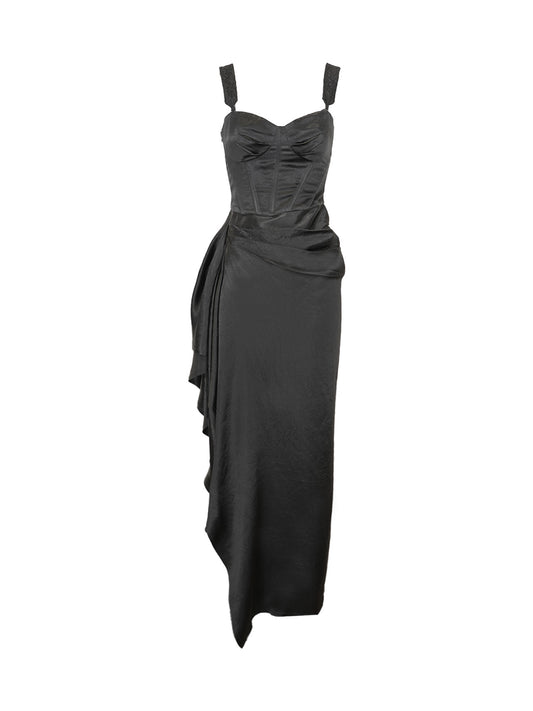 Kate Bustier Magic Word Bodycon Skirt Black