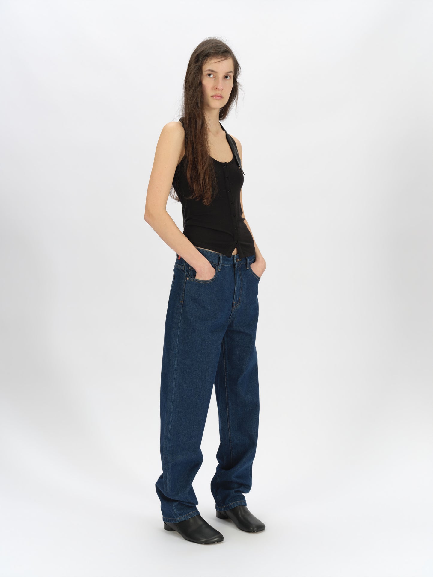 Satin Ribbon-Tie Tank