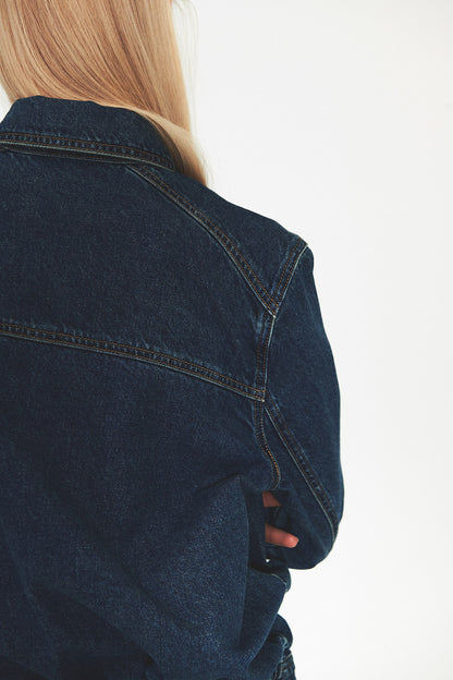 LINE DENIM JACKET