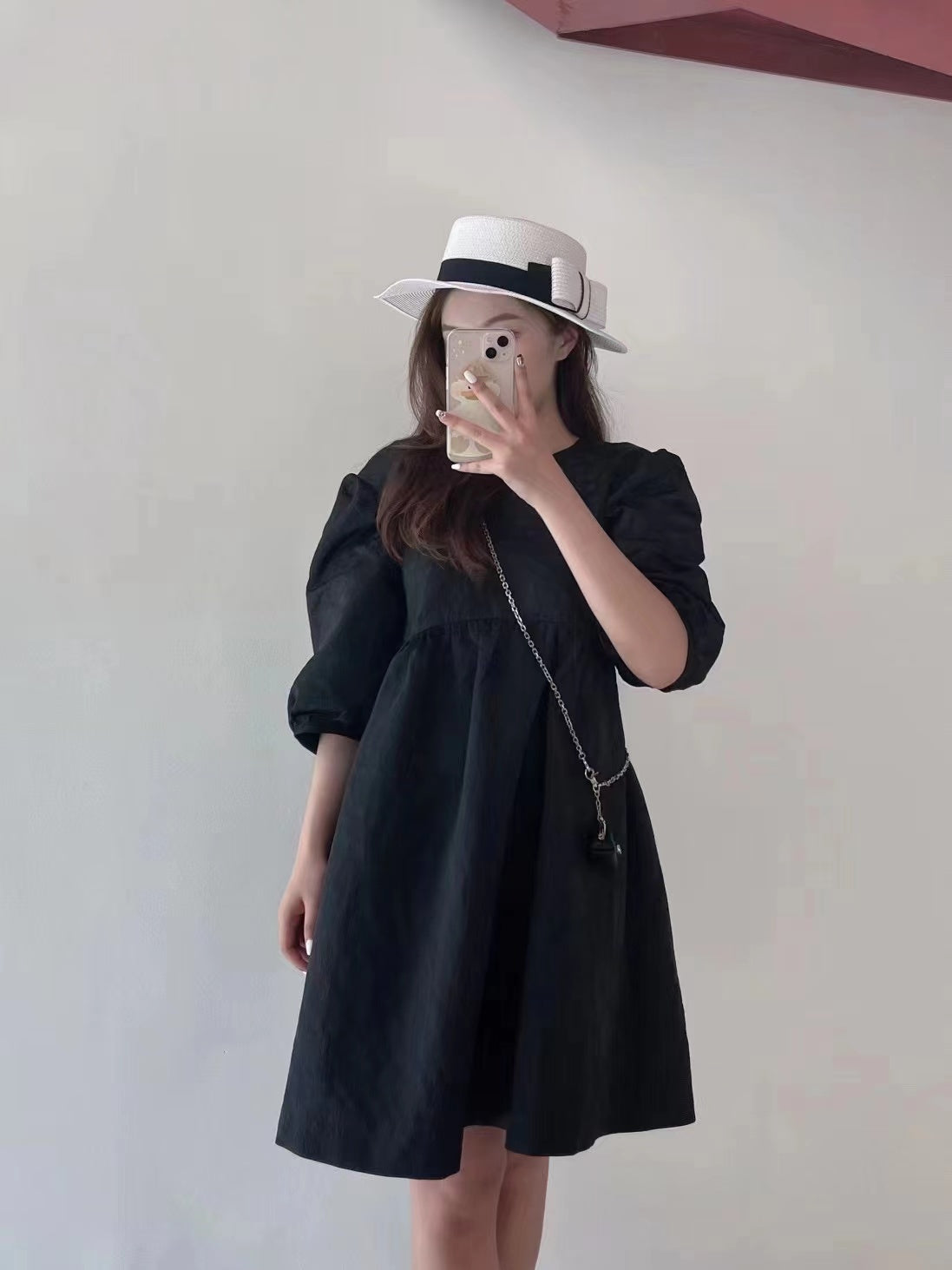 Loose Shoulder Sleeve Dress