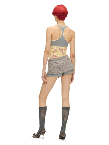 “Appetite”Tank Gray