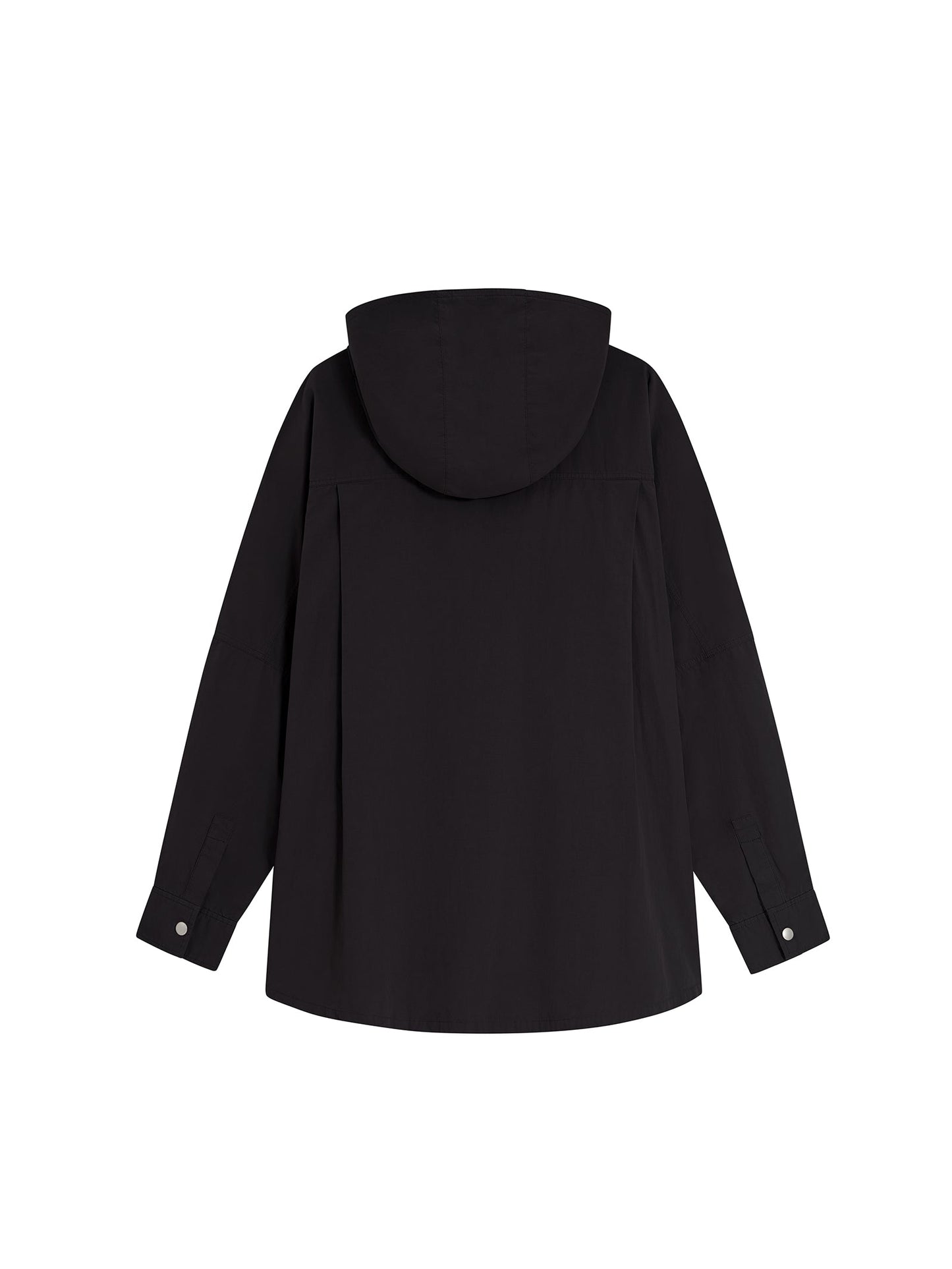 Washed Workwear Style Long Jacket