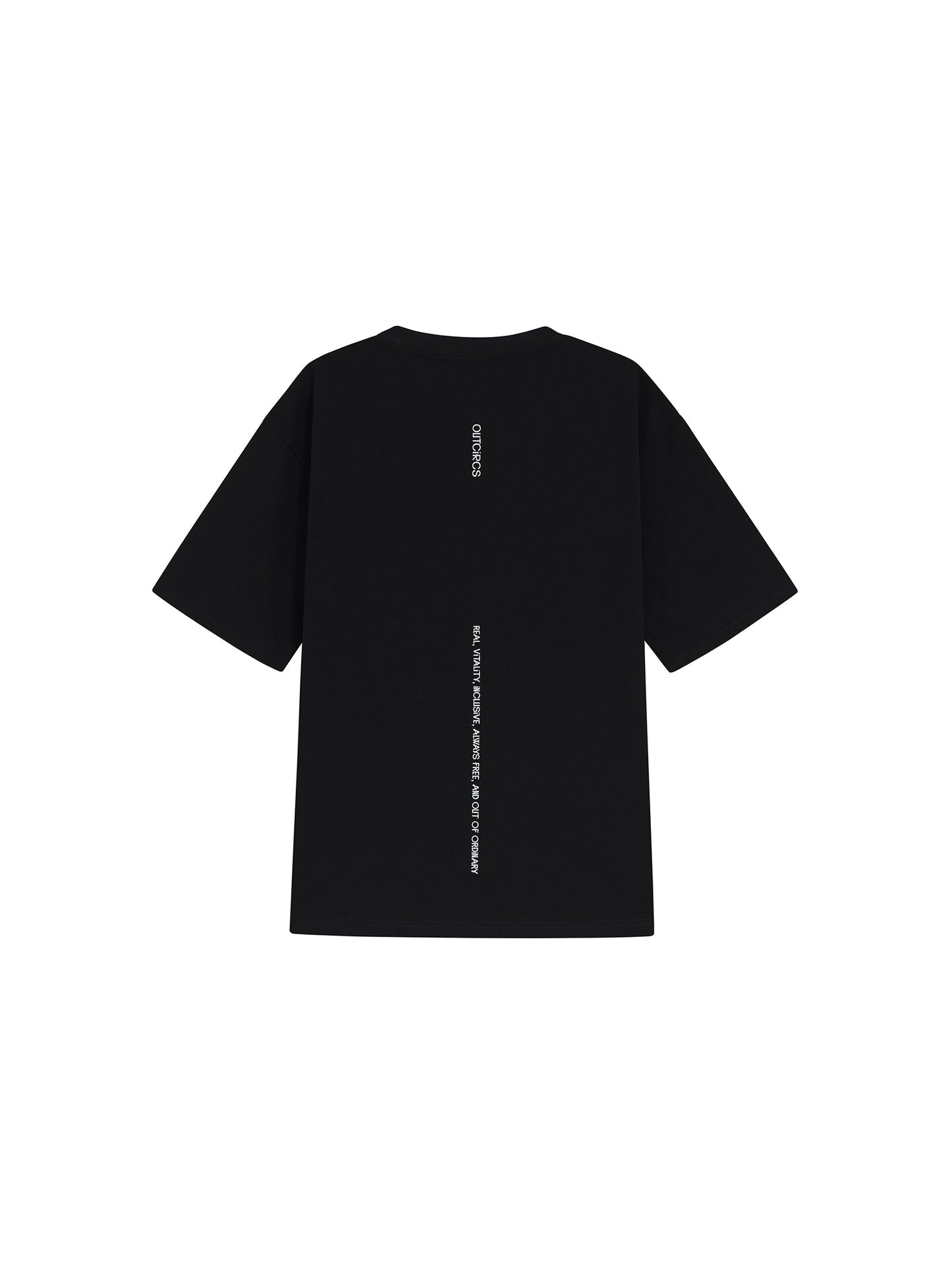 Slogan Print Boxy-Fit T-Shirt