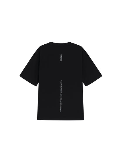 Slogan Print Boxy-Fit T-Shirt