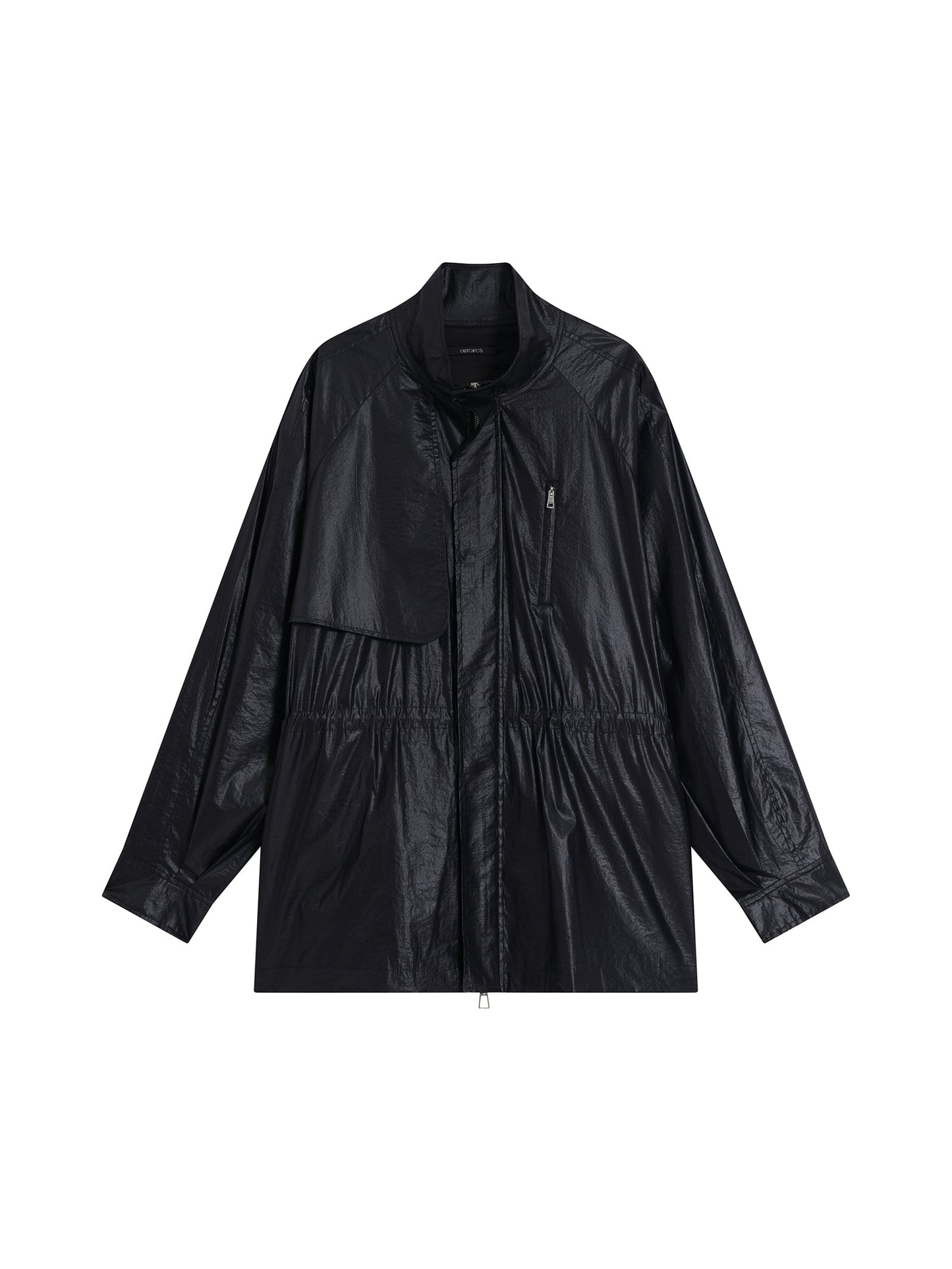 Adjustable Waist Shining Finish Jacket