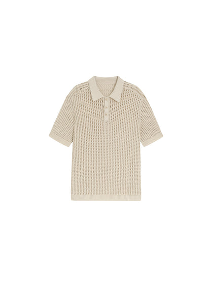 Knitted Polo Shirt