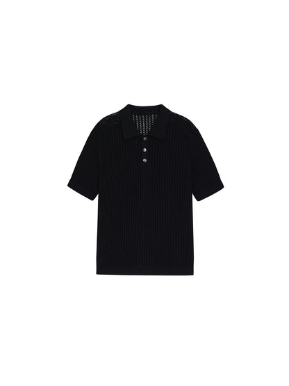Knitted Polo Shirt