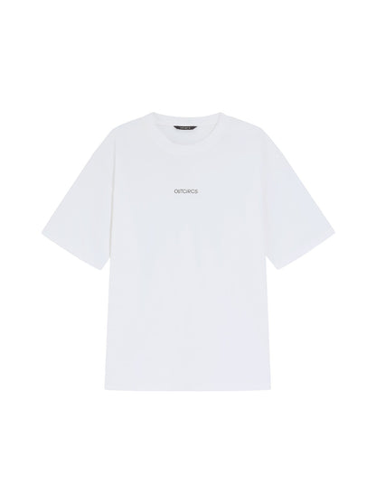Slogan Print Boxy-Fit T-Shirt
