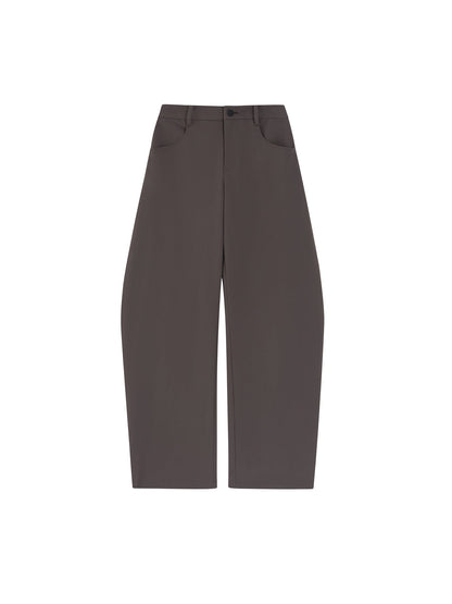 High Waist Curved Pants