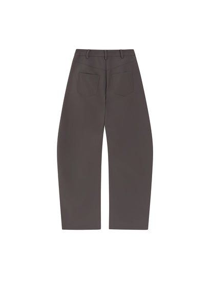 High Waist Curved Pants