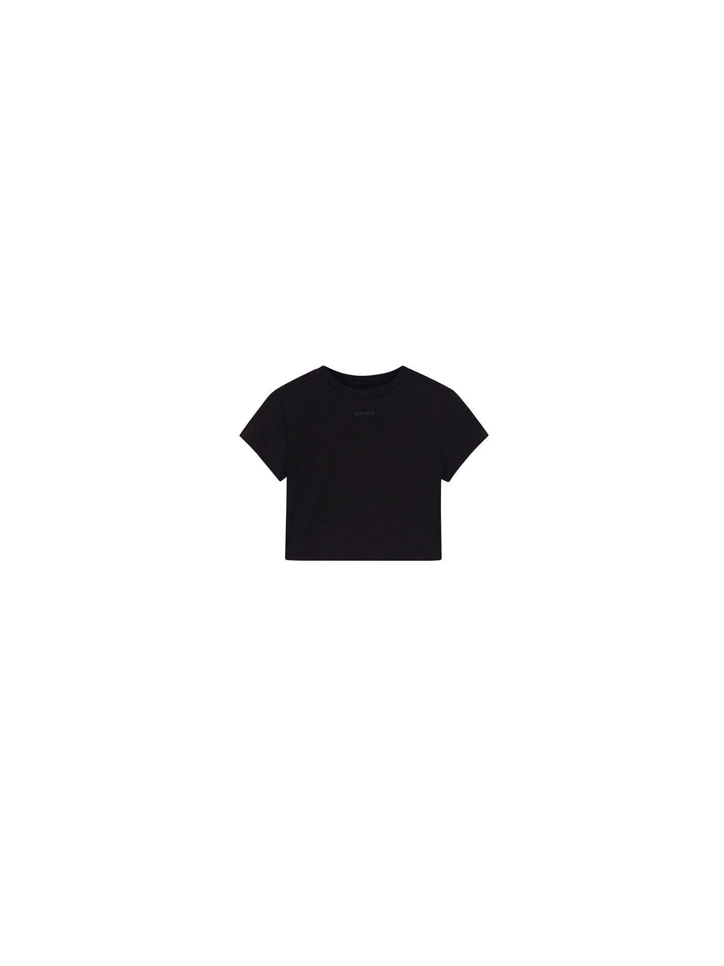 Cropped Stretch Jersey Short-Sleeve T-Shirt