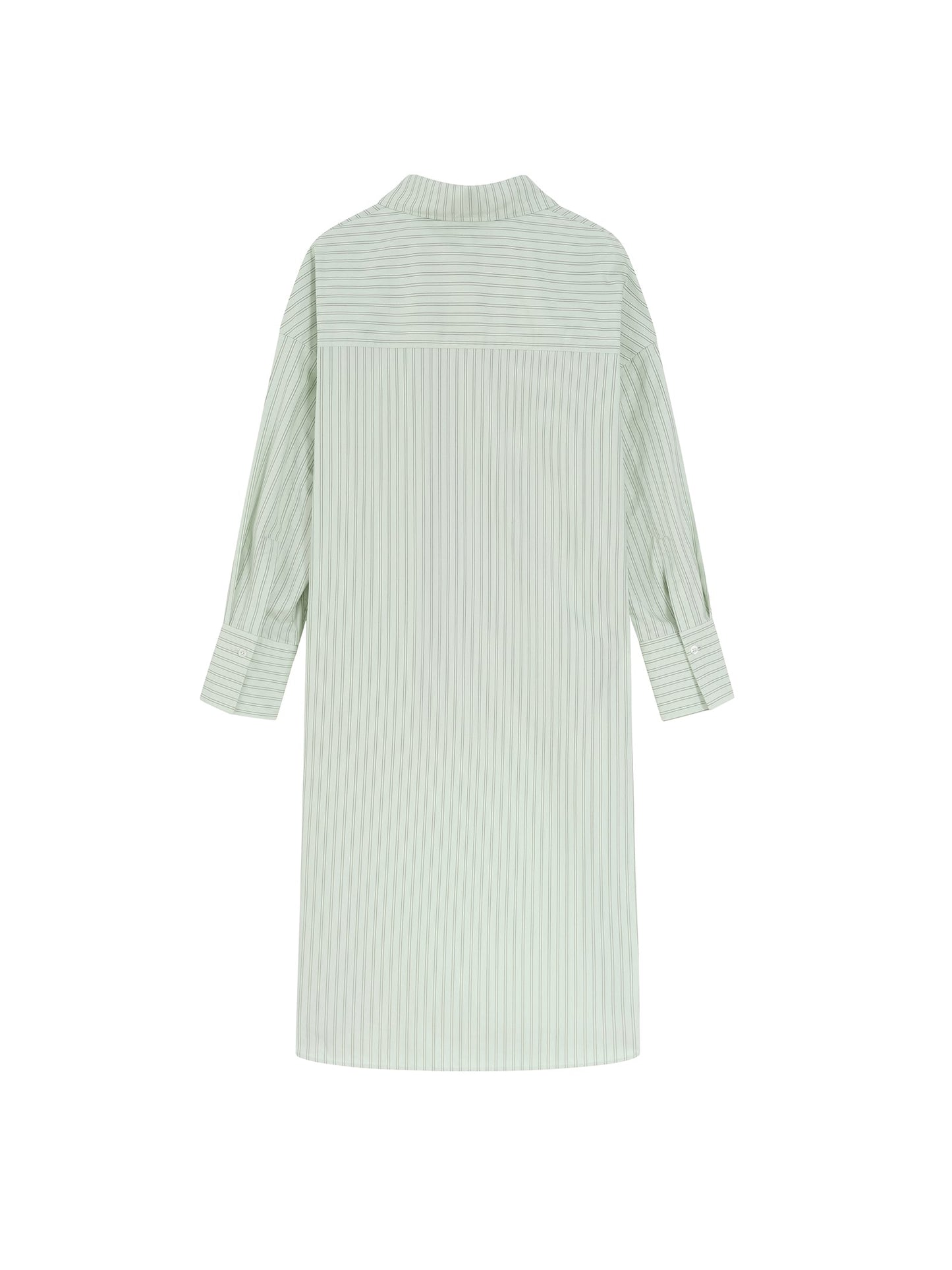 Summer Tone Stripes Long Shirt