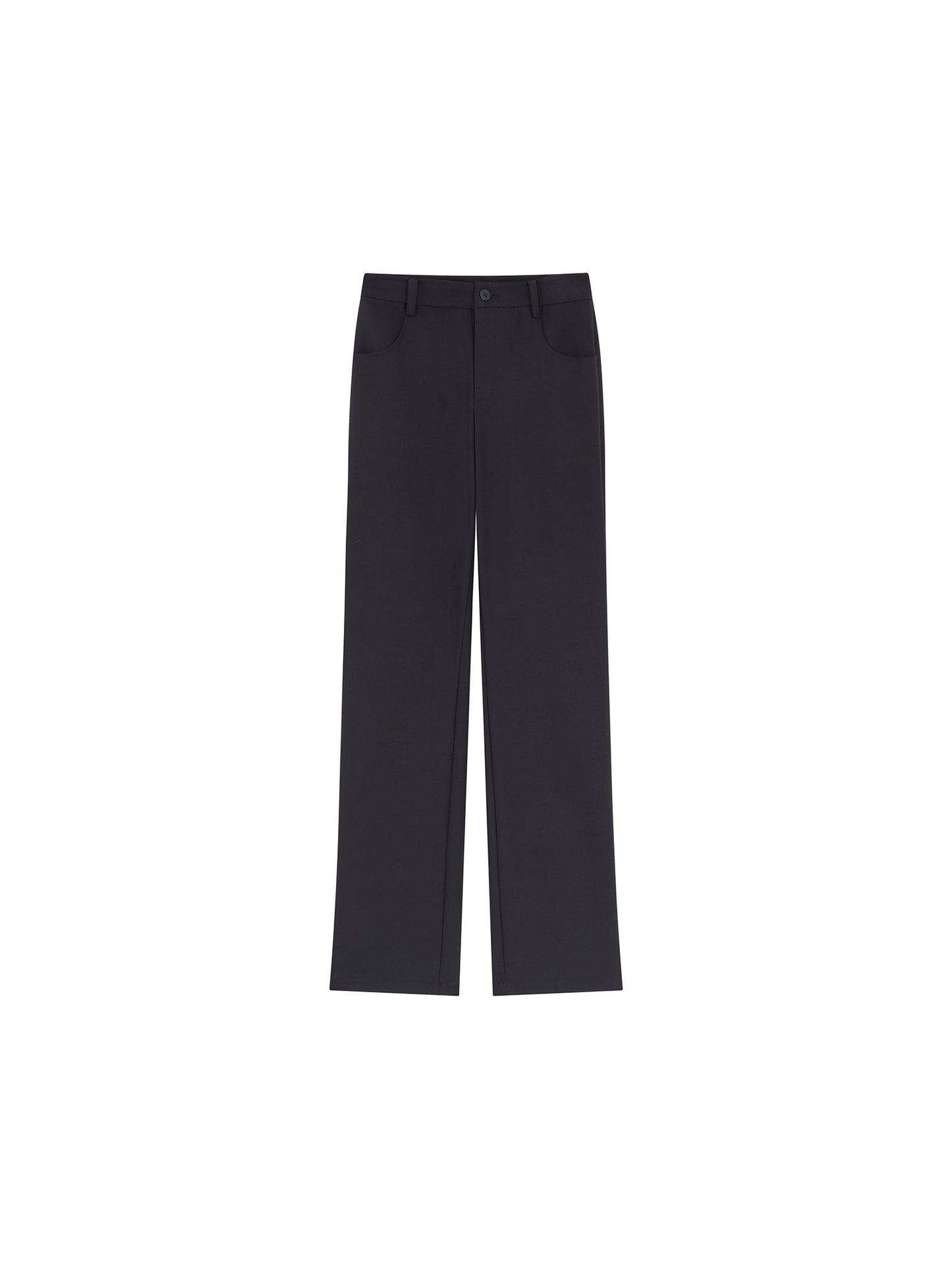 Minimal Slim Straight-Leg Trousers