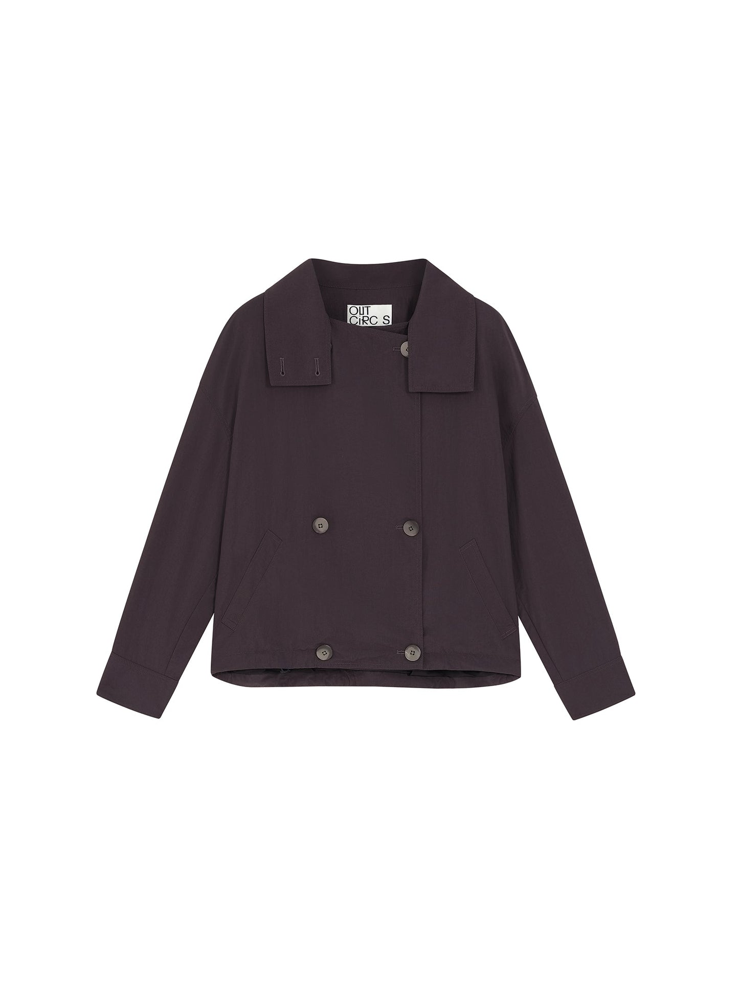 Double Breasted Cropped Jacket