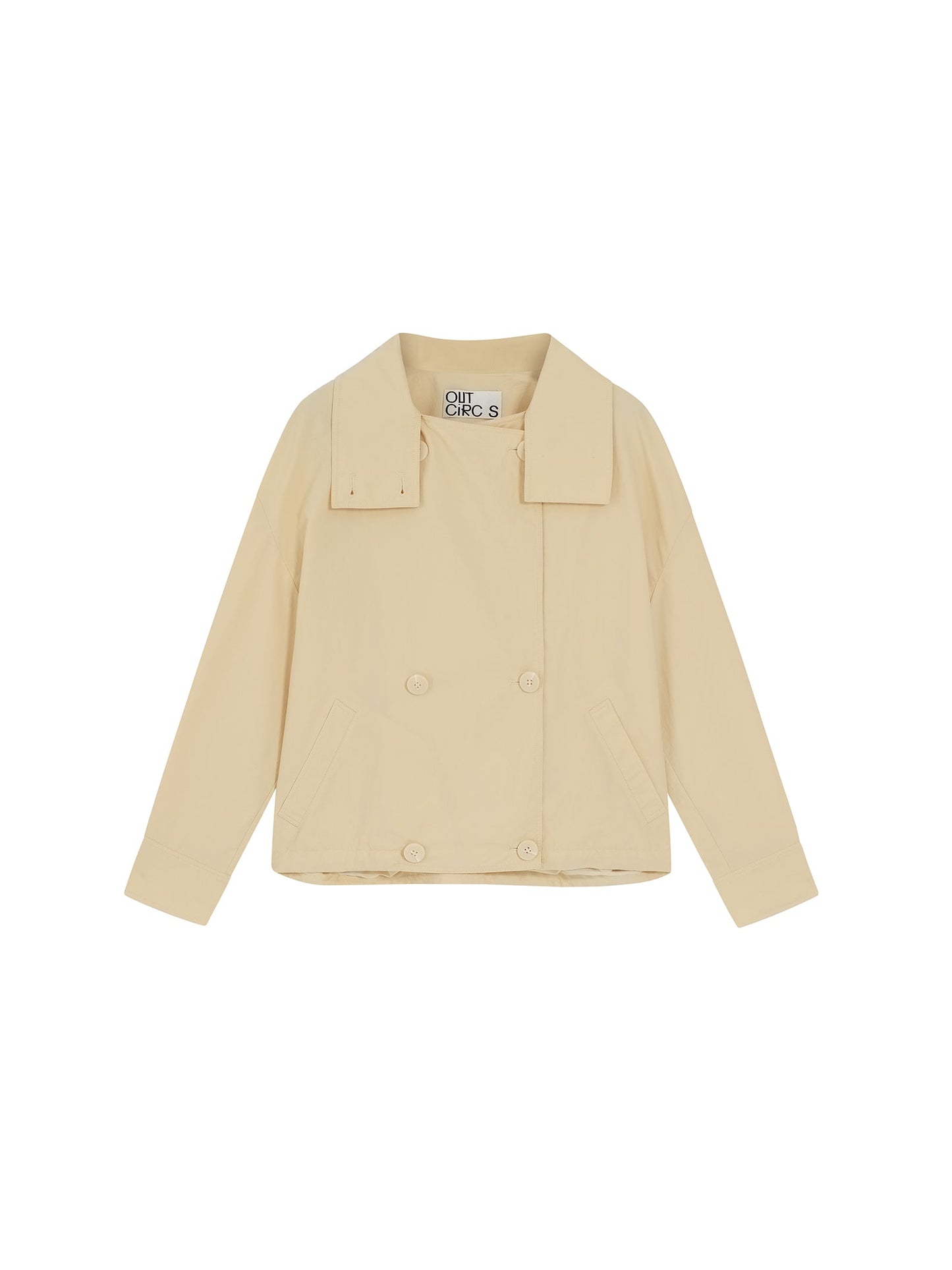 Double Breasted Cropped Jacket