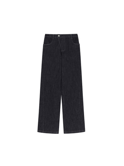 3D Form Raw Denim Jeans