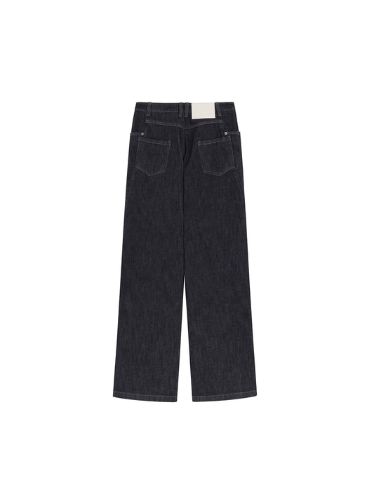 3D Form Raw Denim Jeans