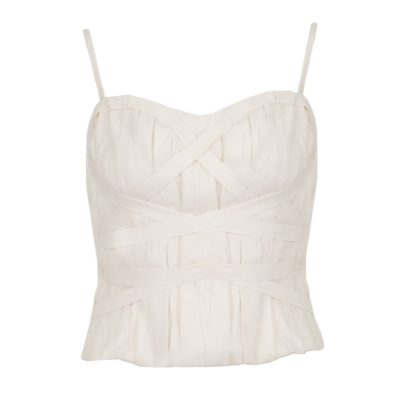 Elf Halter Top White