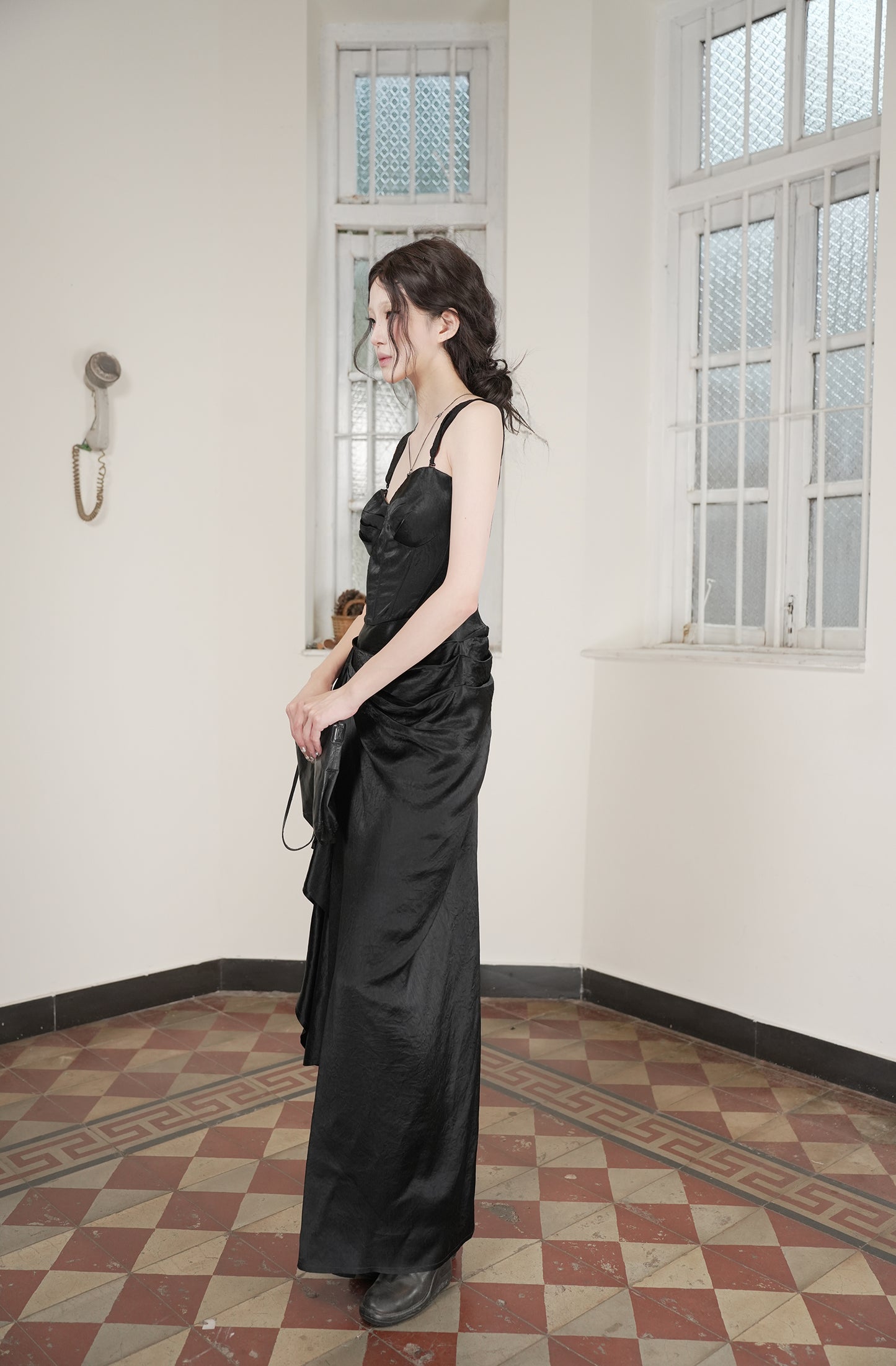 Kate Bustier Magic Word Bodycon Skirt Black