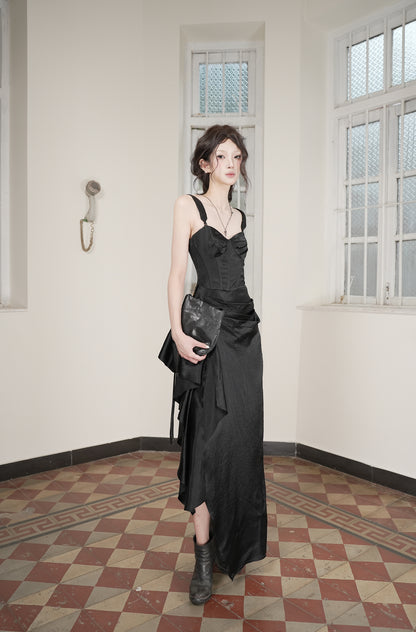 Kate Bustier Magic Word Bodycon Skirt Black