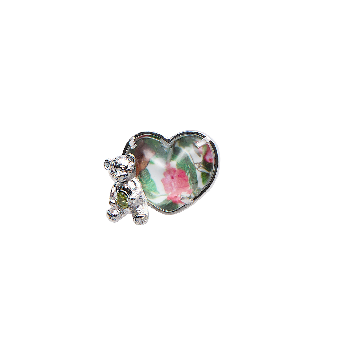 "Gemstone Album" Heart Bear Ring (Garden Theme)