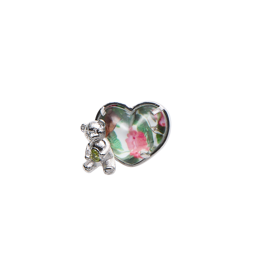 "Gemstone Album" Heart Bear Ring (Garden Theme)
