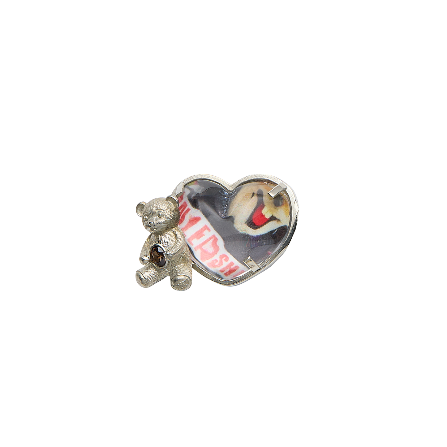 "Gemstone Album" Heart Bear Ring (Buckteeth Theme)